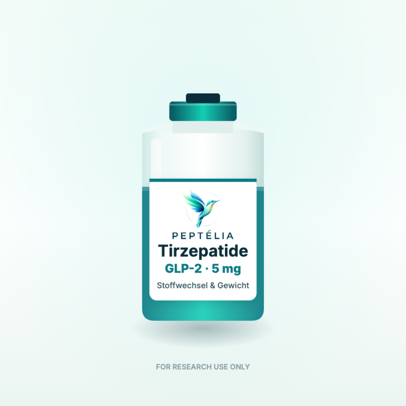 Tirzepatide GLP-2 · 5 mg – Peptélia Forschungspeptid