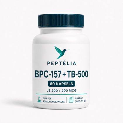 Peptélia BPC-157 und TB-500 Kapseln, 60 Kapseln