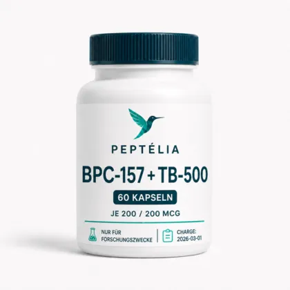 Peptélia BPC-157 und TB-500 Kapseln, 60 Kapseln
