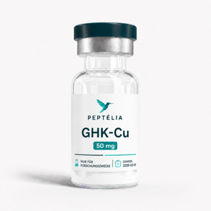 Peptélia GHK-Cu 50 mg Forschungspeptid im weißen Vial
