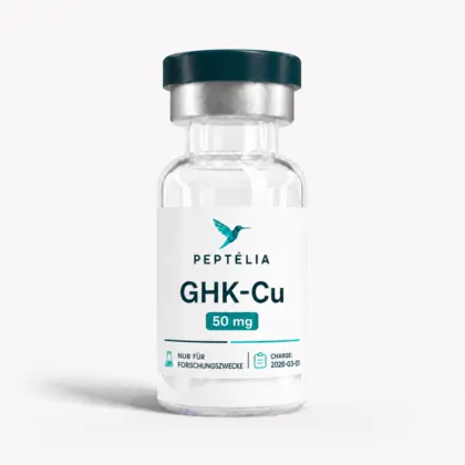 Peptélia GHK-Cu 50 mg Forschungspeptid im weißen Vial