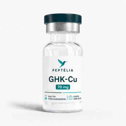Peptélia GHK-Cu 70 mg Forschungspeptid im weißen Vial
