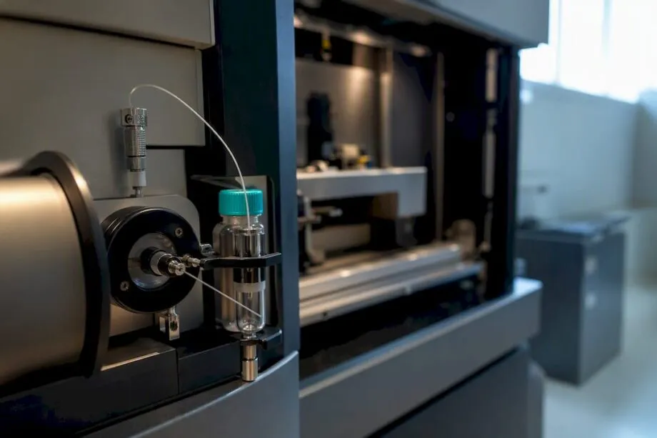 Connexion de l’instrument de spectrométrie de masse ESI NanoLC