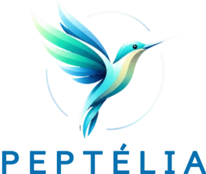 Peptélia Logo mit Kolibri